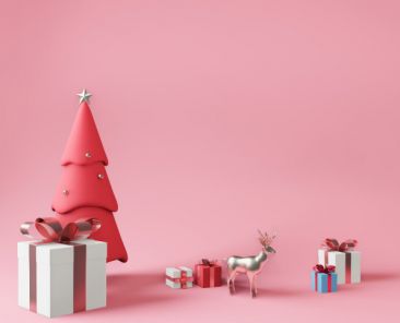 3d-rendering-little-gift-boxes-metallic-pink-christmas-tree_50883-190